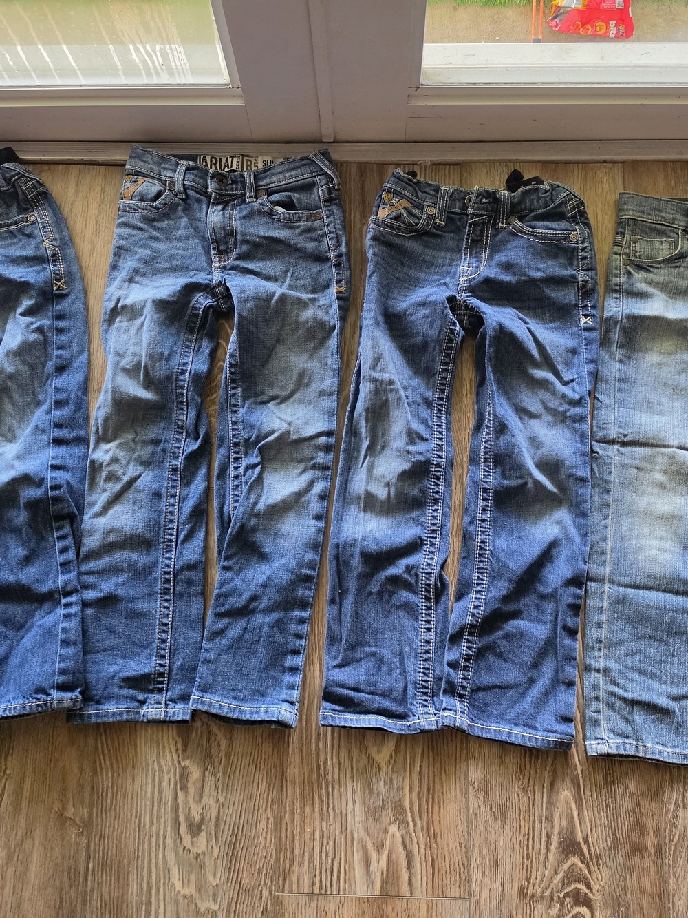 Ariat Kids Dark Blue Denim Jeans Pair